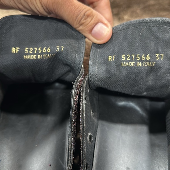 Saint Laurent PARIS Women’s Bedford Low Glitter Midnight $630 Size 7 No Laces - Picture 3 of 8